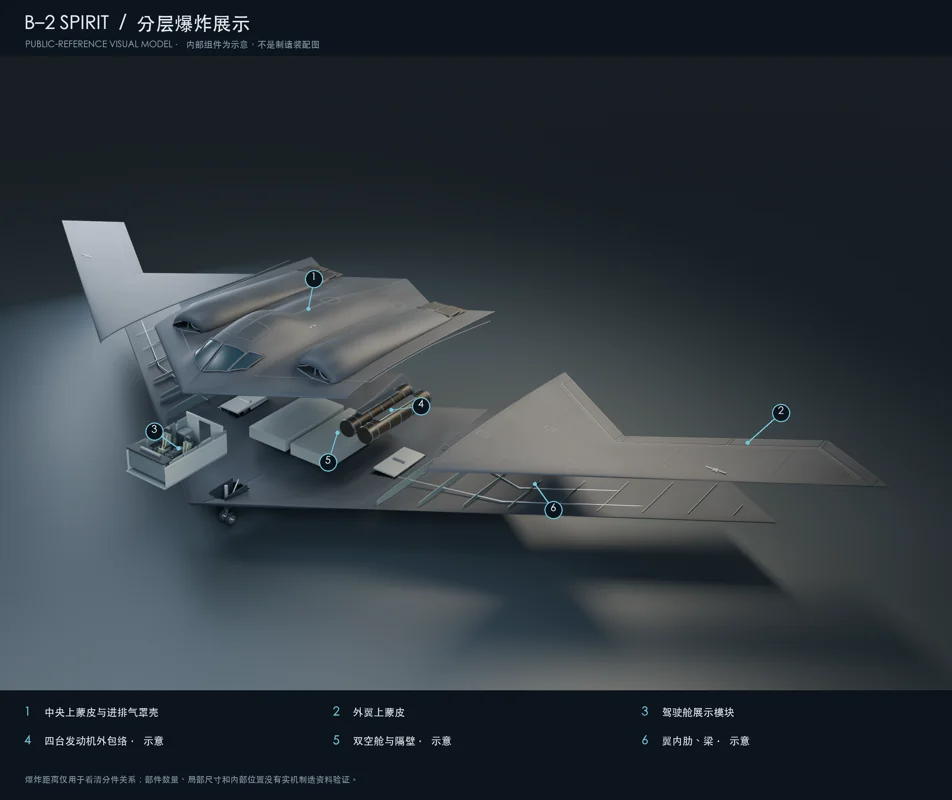 爆炸图装配分件编号标注图